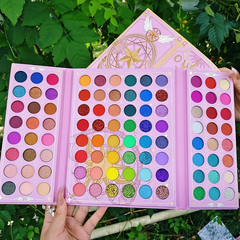 Eyeshadow Glitter Pigment - لوحة ظلال عيون الكريسماس ، لامع