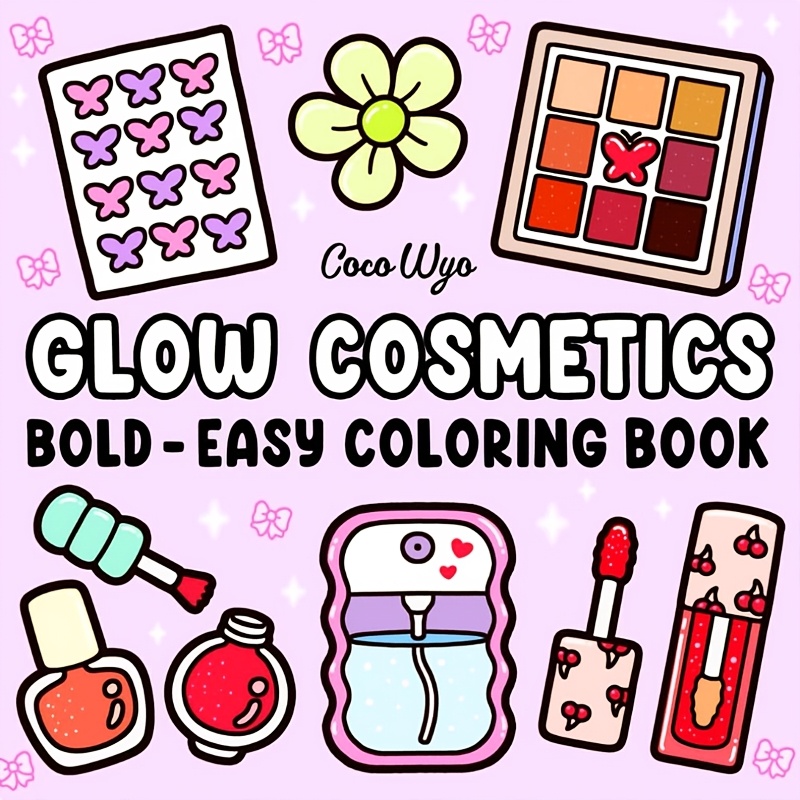Beauty Makeup Book - كتاب تلوين جريء وسهل الاستخدام لمستحضرات