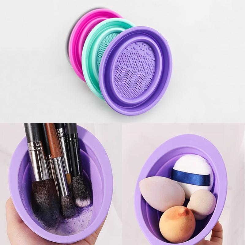 Beauty Makeup Vanity - منظف فرشاة مكياج من السيليكون الناعم