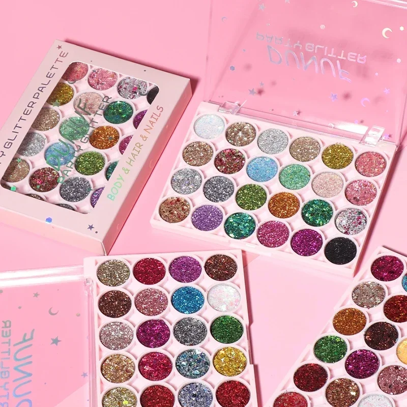 Eyeshadow Glitter Pigment - باليت جل لامع للجسم والوجه بـ
