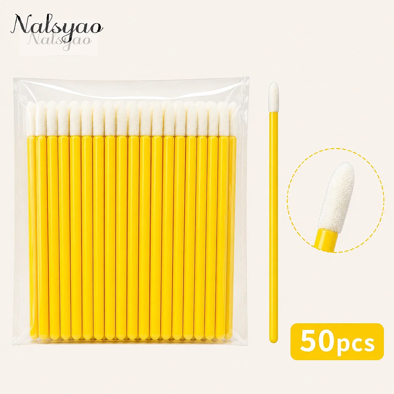 Eyelash Extension - 50/500 قطعة من أدوات تطبيق الماسكارا