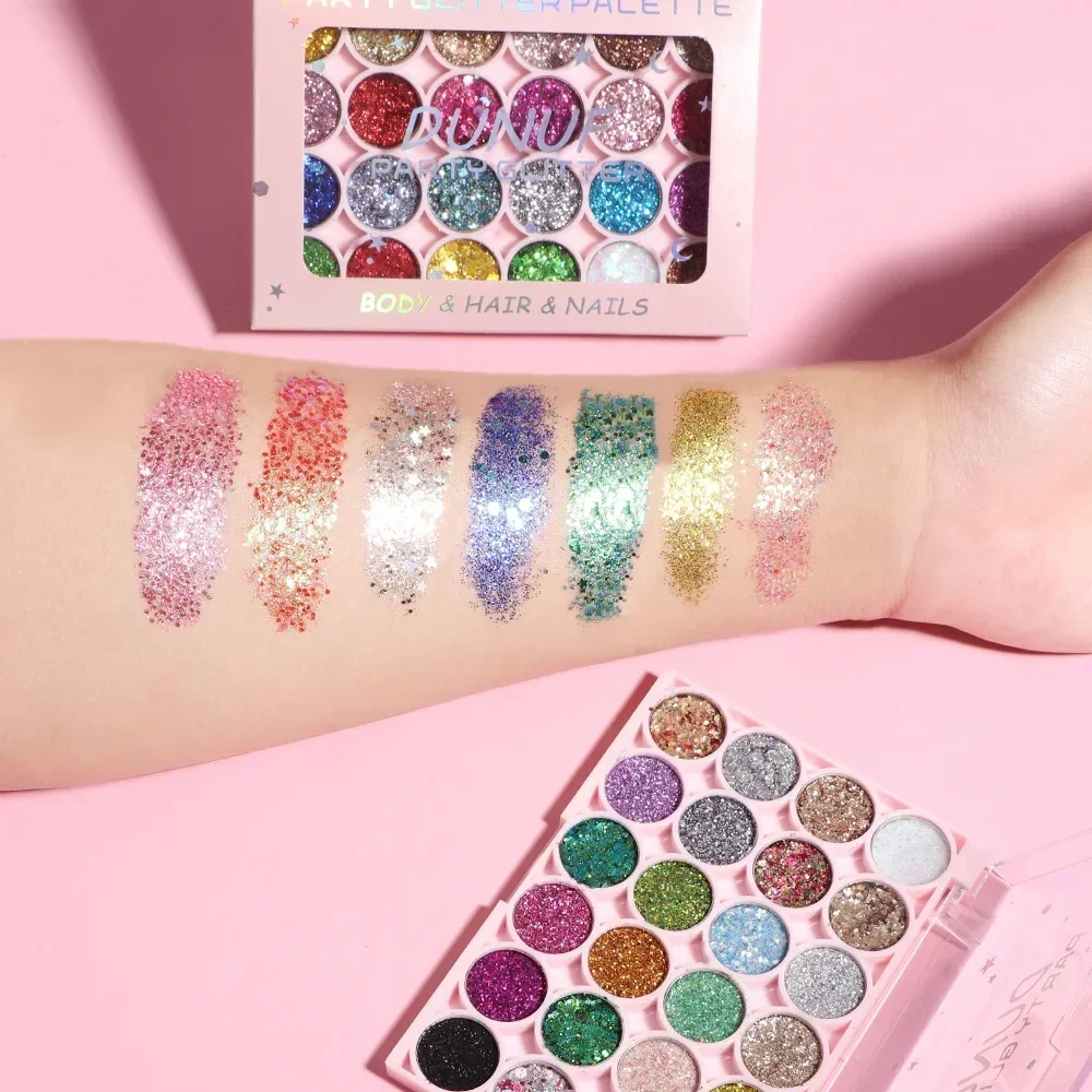 باليت جل لامع للجسم والوجه بـ  - مراجعة Eyeshadow Glitter Pigment وسعره