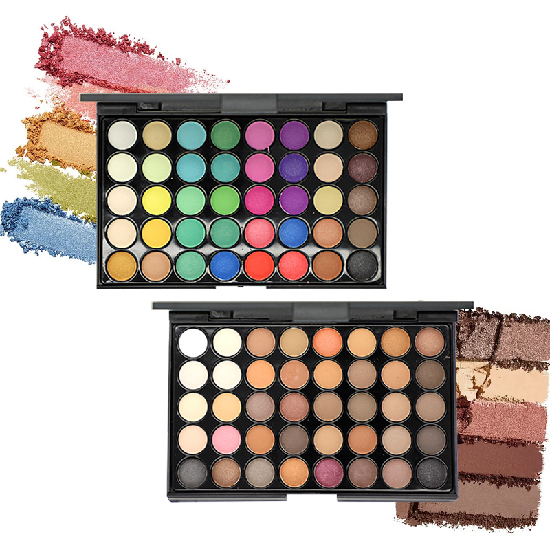 باليت ظلال عيون بـ 40 لونًا -  - مراجعة Eyeshadow Glitter Pigment وسعره